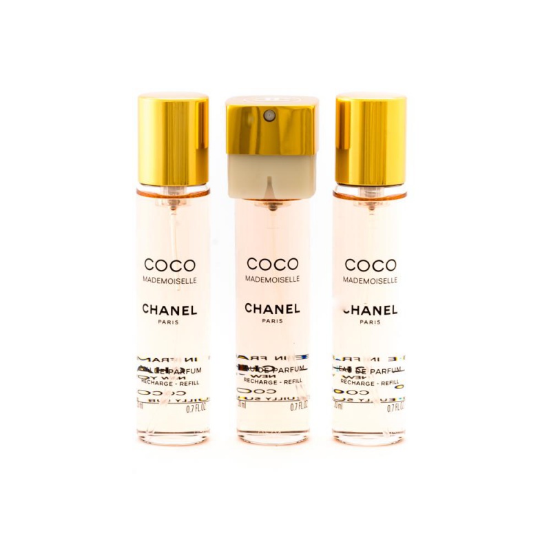 Chanel Coco Mademoiselle, 3 Refills Twist and Spray, 3x20ml