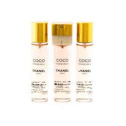Chanel Coco Mademoiselle, 3 Refills Twist and Spray, 3x20ml