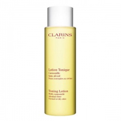 Clarins Toning Lotion, With camomile, Acohol free, Normal or