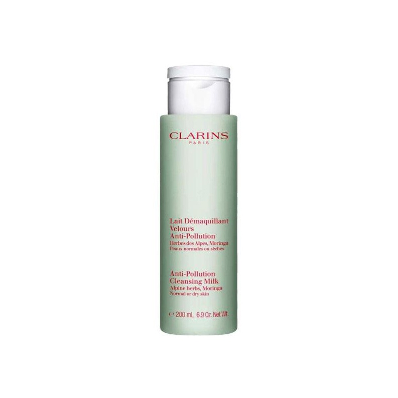 Clarins Lait Démaquillant Velours, Herbes des Alpes, Moringa