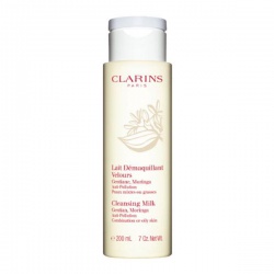 Clarins Lait Démaquillant Velours, Gentiane, Moringa, 200ml