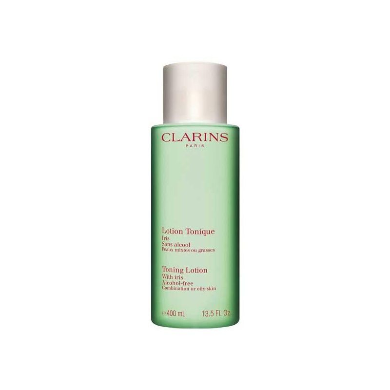 Clarins Lotion Tonique Iris, Sans alcool, 400ml 3380810033694